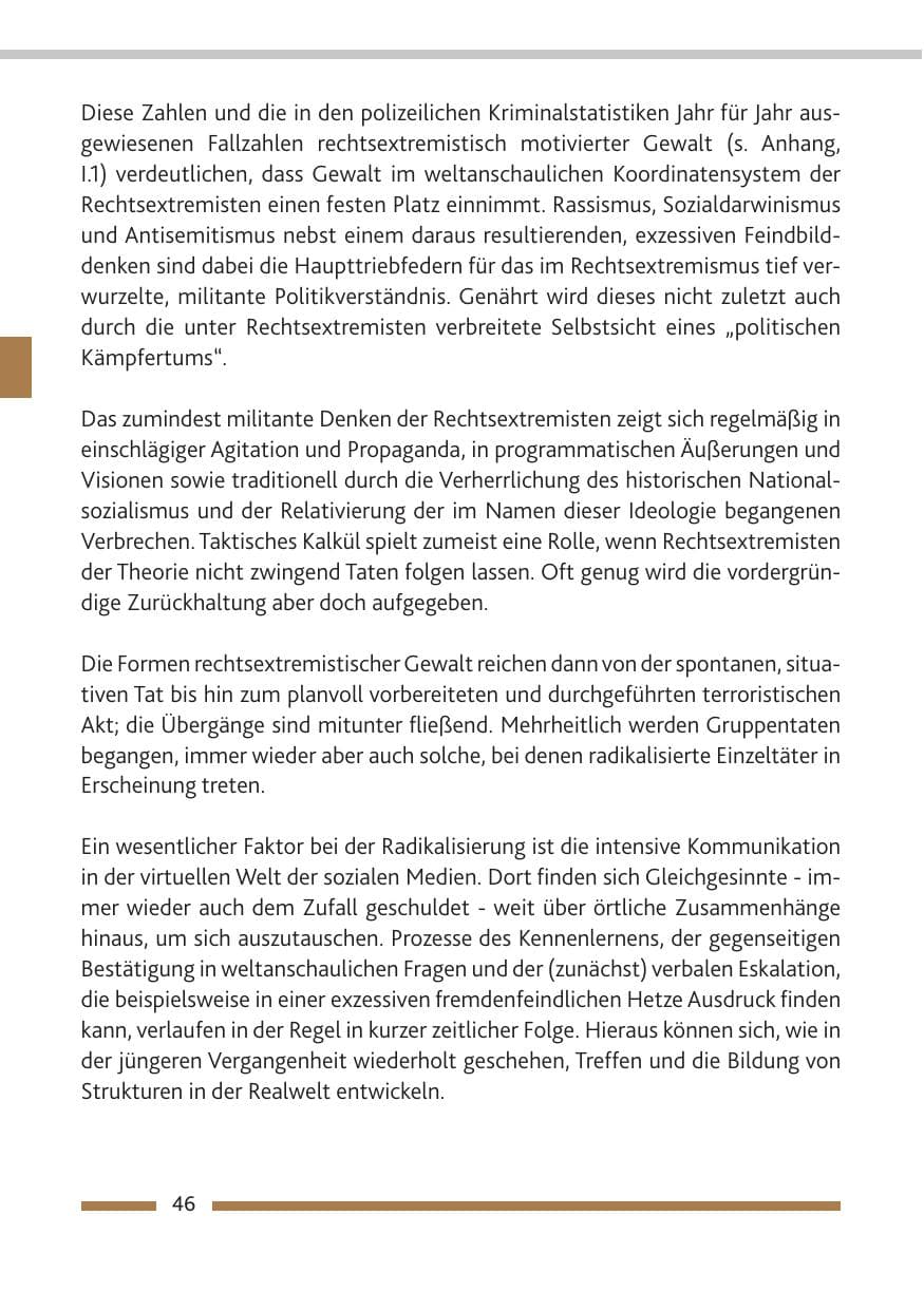 Seite 47 des Verfassungsschutzbericht 2018 Rheinland-Pfalz