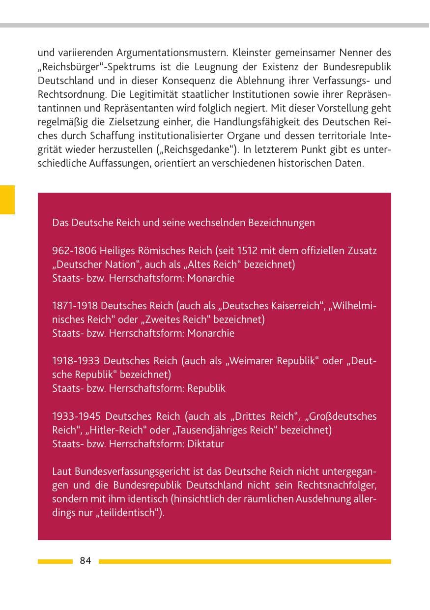 Seite 85 des Verfassungsschutzbericht 2018 Rheinland-Pfalz