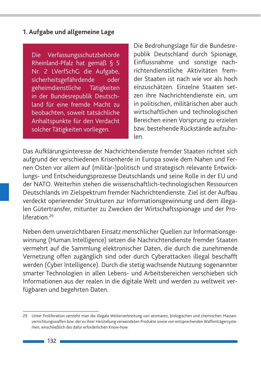 Seite 133 des Verfassungsschutzbericht 2019 Rheinland-Pfalz