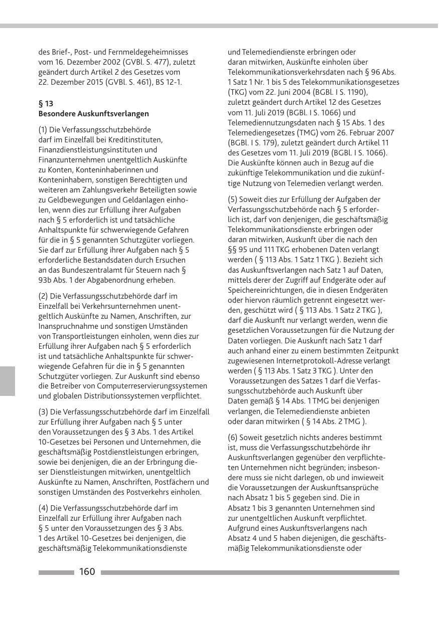 Seite 161 des Verfassungsschutzbericht 2019 Rheinland-Pfalz