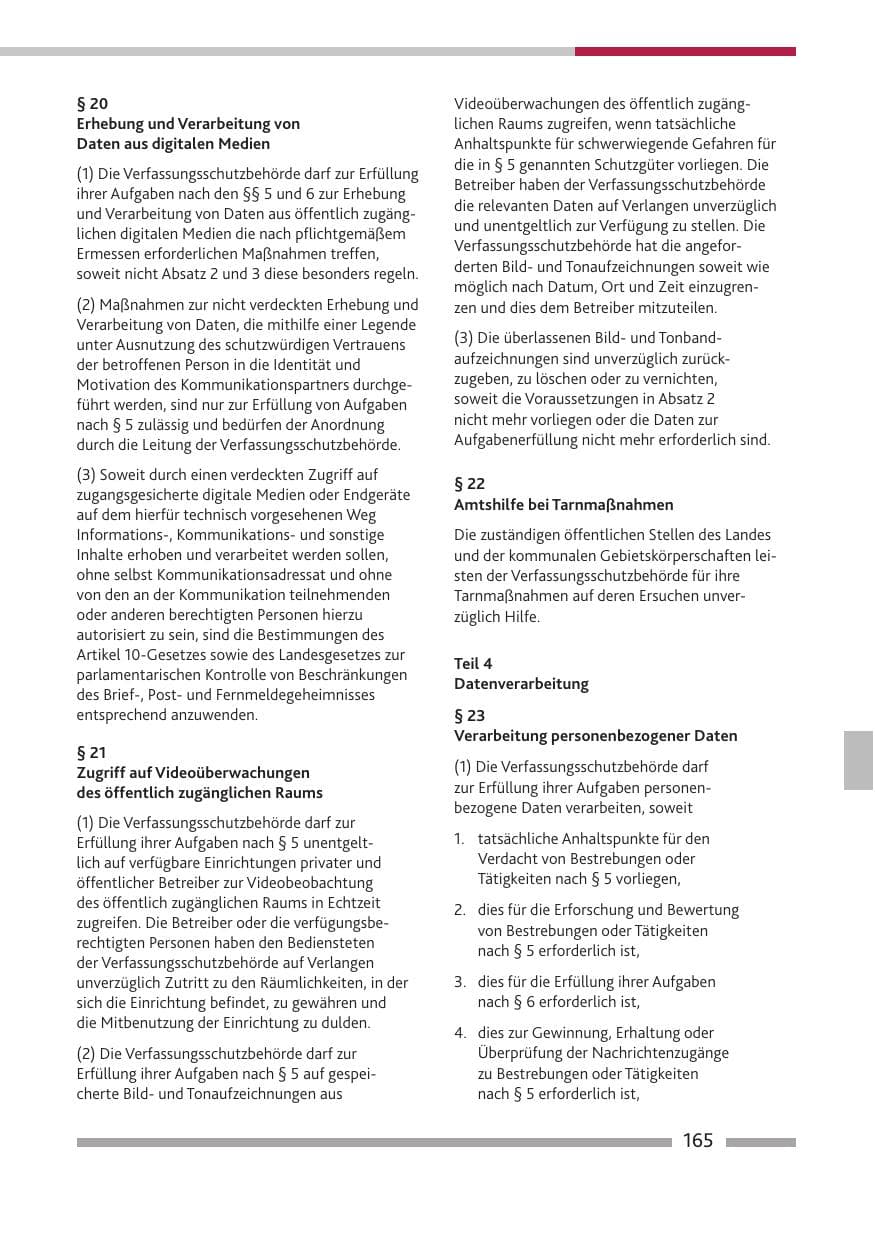 Seite 166 des Verfassungsschutzbericht 2019 Rheinland-Pfalz
