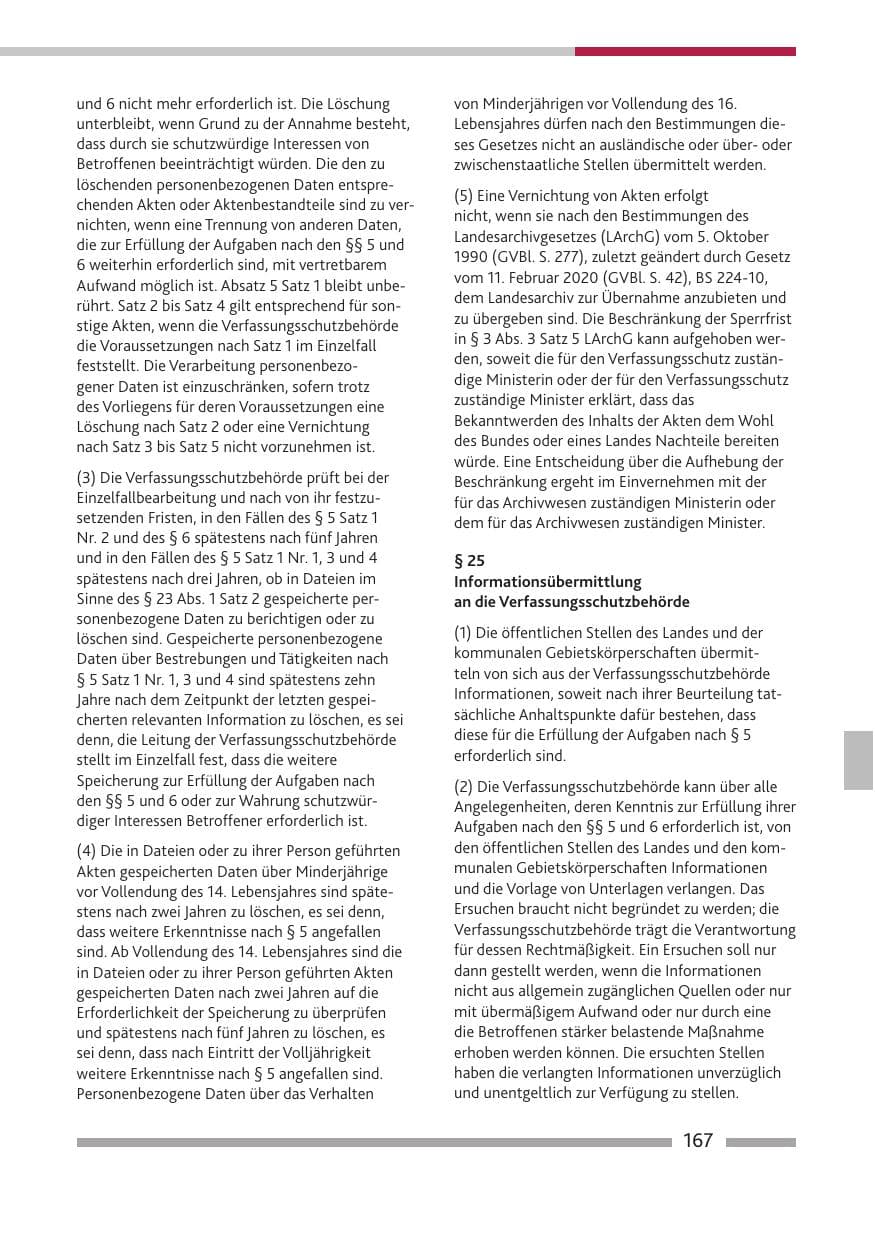 Seite 168 des Verfassungsschutzbericht 2019 Rheinland-Pfalz