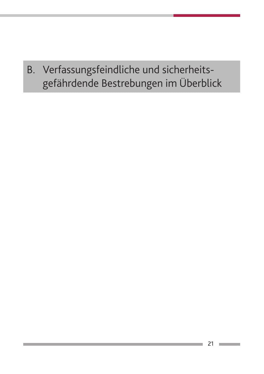 Seite 22 des Verfassungsschutzbericht 2019 Rheinland-Pfalz