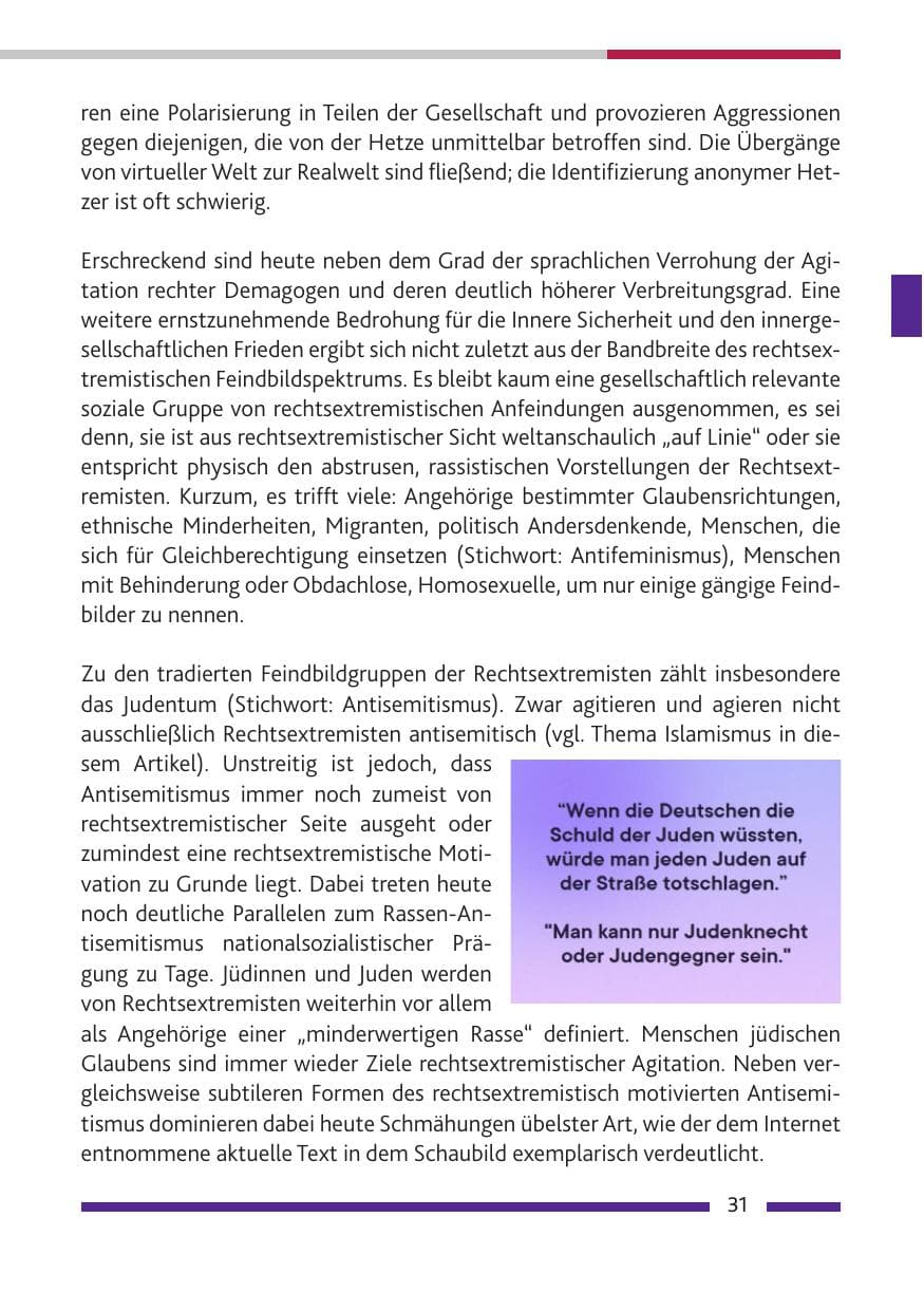 Seite 32 des Verfassungsschutzbericht 2019 Rheinland-Pfalz
