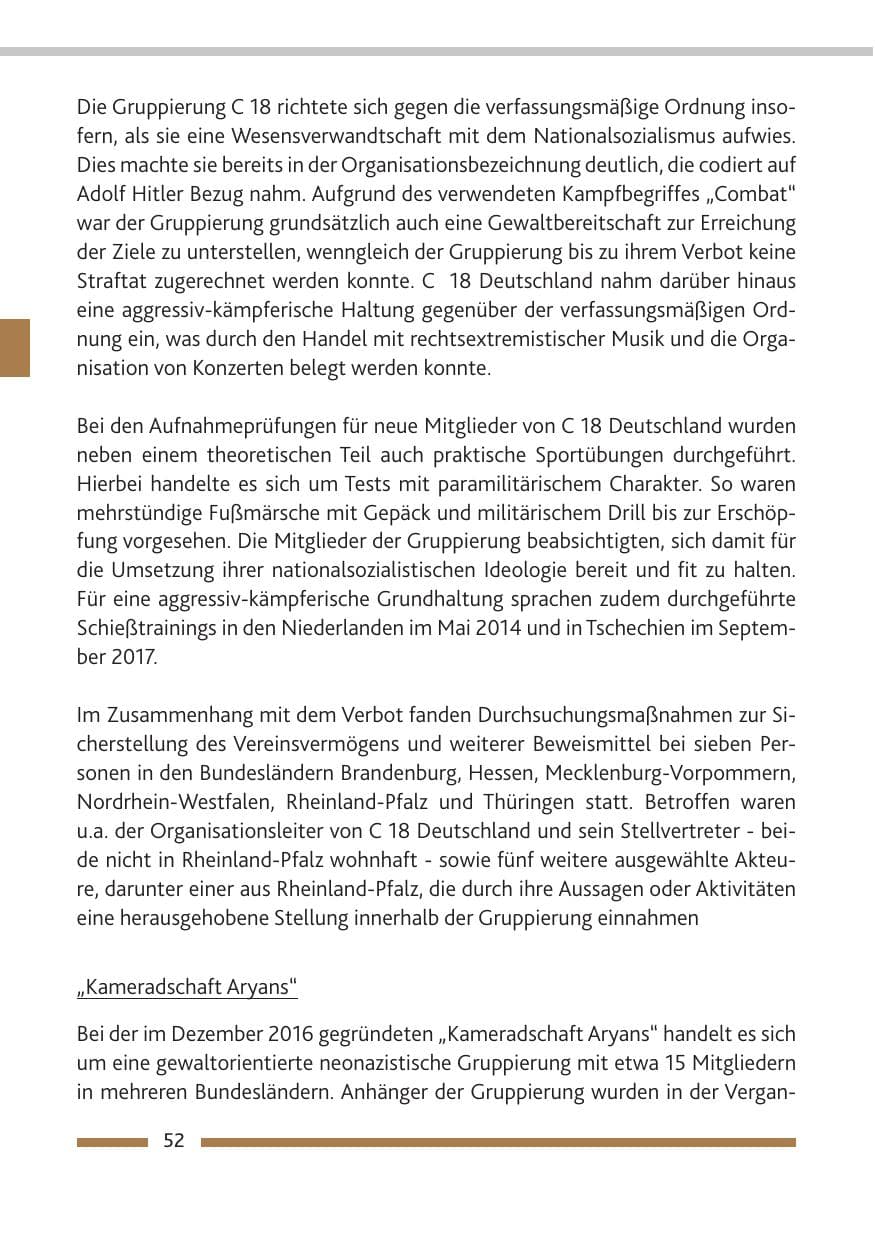 Seite 53 des Verfassungsschutzbericht 2019 Rheinland-Pfalz