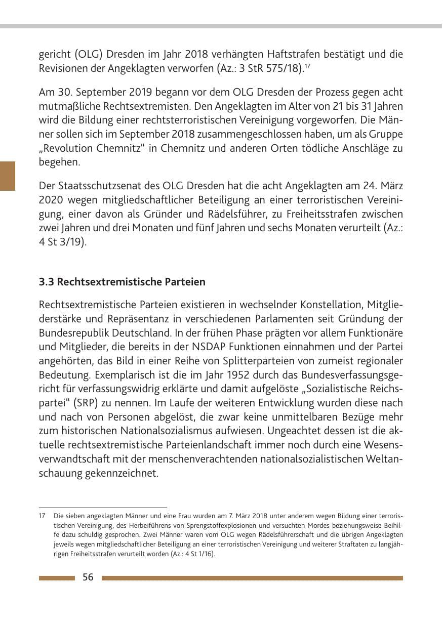 Seite 57 des Verfassungsschutzbericht 2019 Rheinland-Pfalz