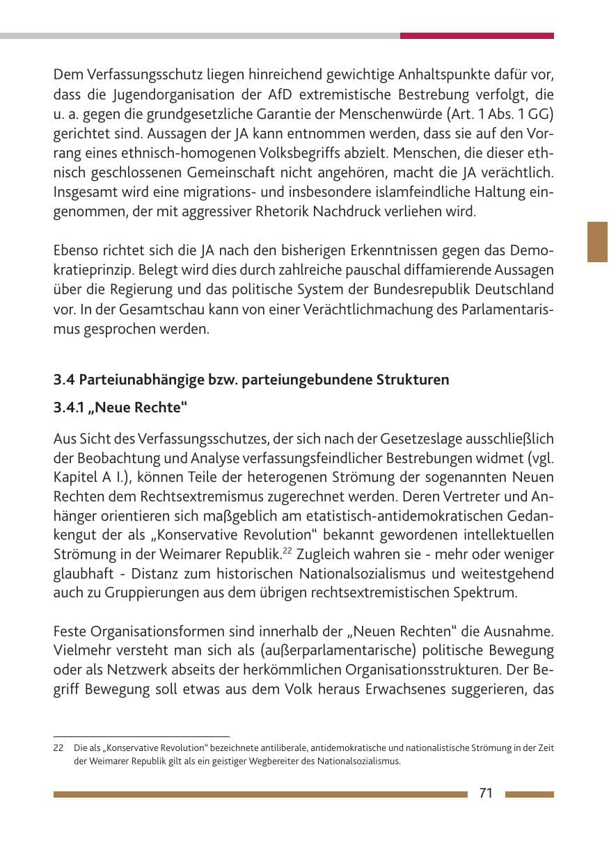 Seite 72 des Verfassungsschutzbericht 2019 Rheinland-Pfalz