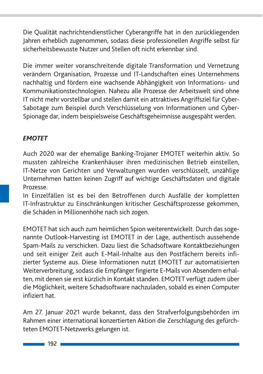 Seite 194 des Verfassungsschutzbericht 2020 Rheinland-Pfalz