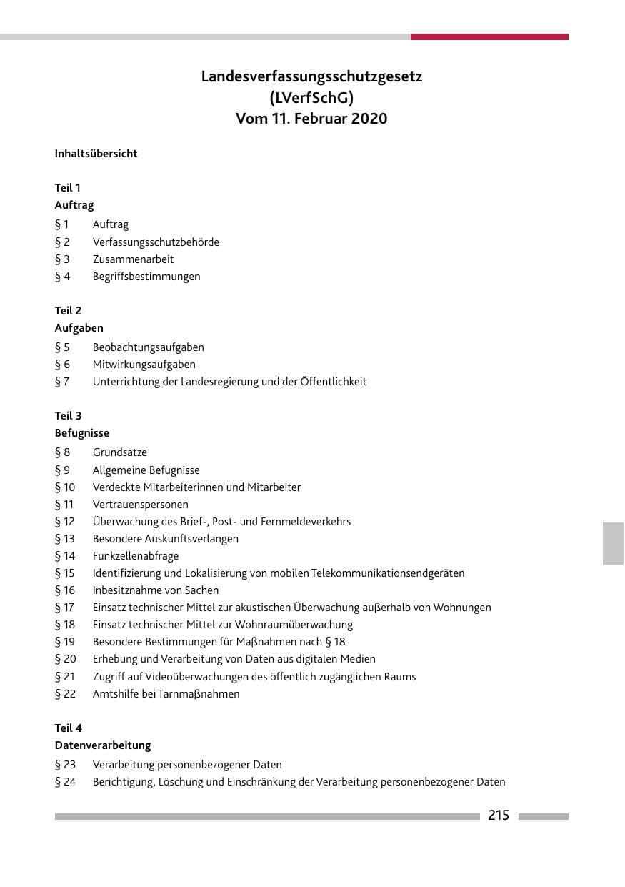 Seite 217 des Verfassungsschutzbericht 2020 Rheinland-Pfalz