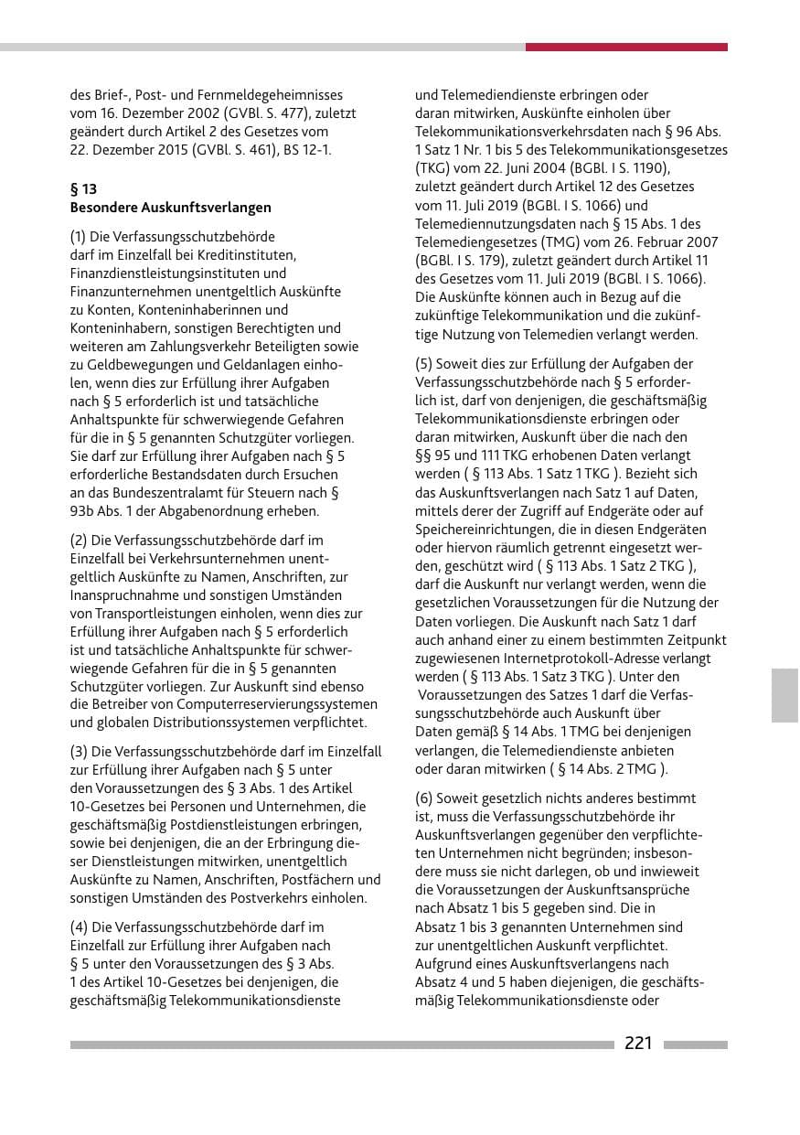 Seite 223 des Verfassungsschutzbericht 2020 Rheinland-Pfalz
