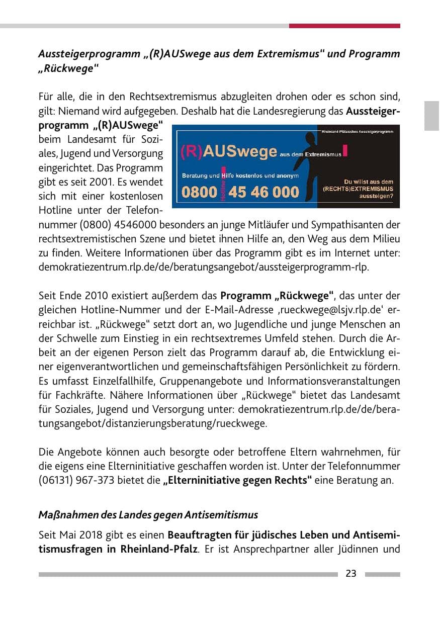 Seite 25 des Verfassungsschutzbericht 2020 Rheinland-Pfalz
