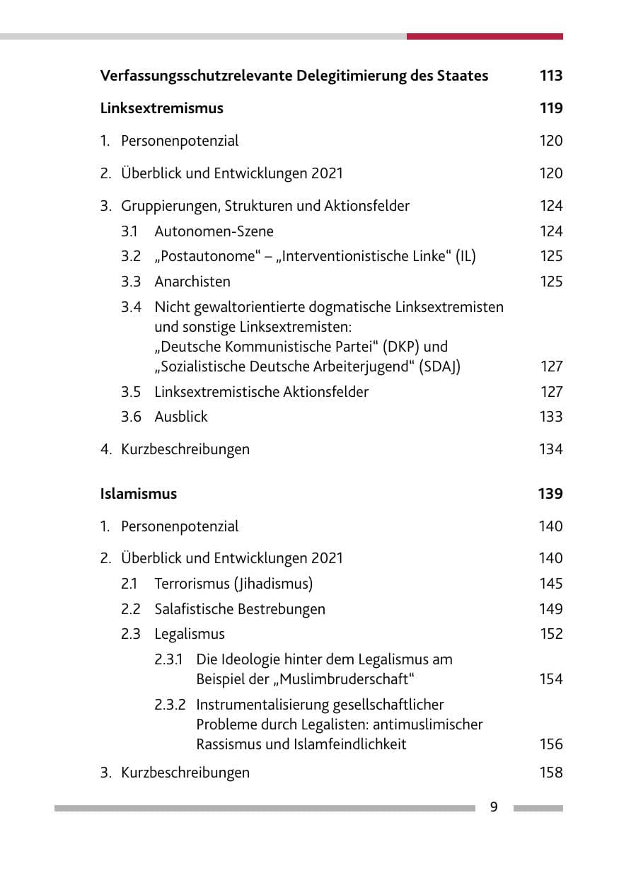 Seite 11 des Verfassungsschutzbericht 2021 Rheinland-Pfalz