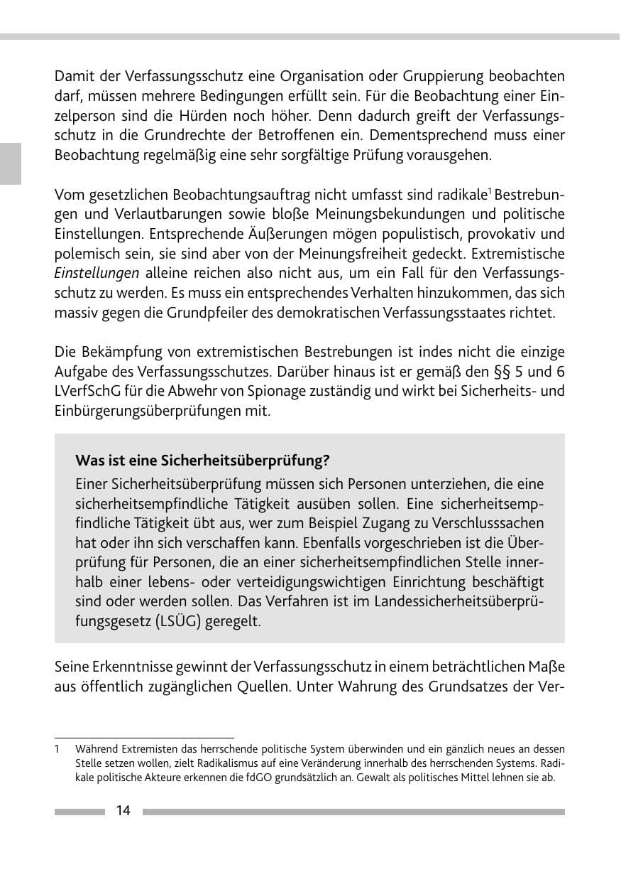 Seite 16 des Verfassungsschutzbericht 2021 Rheinland-Pfalz