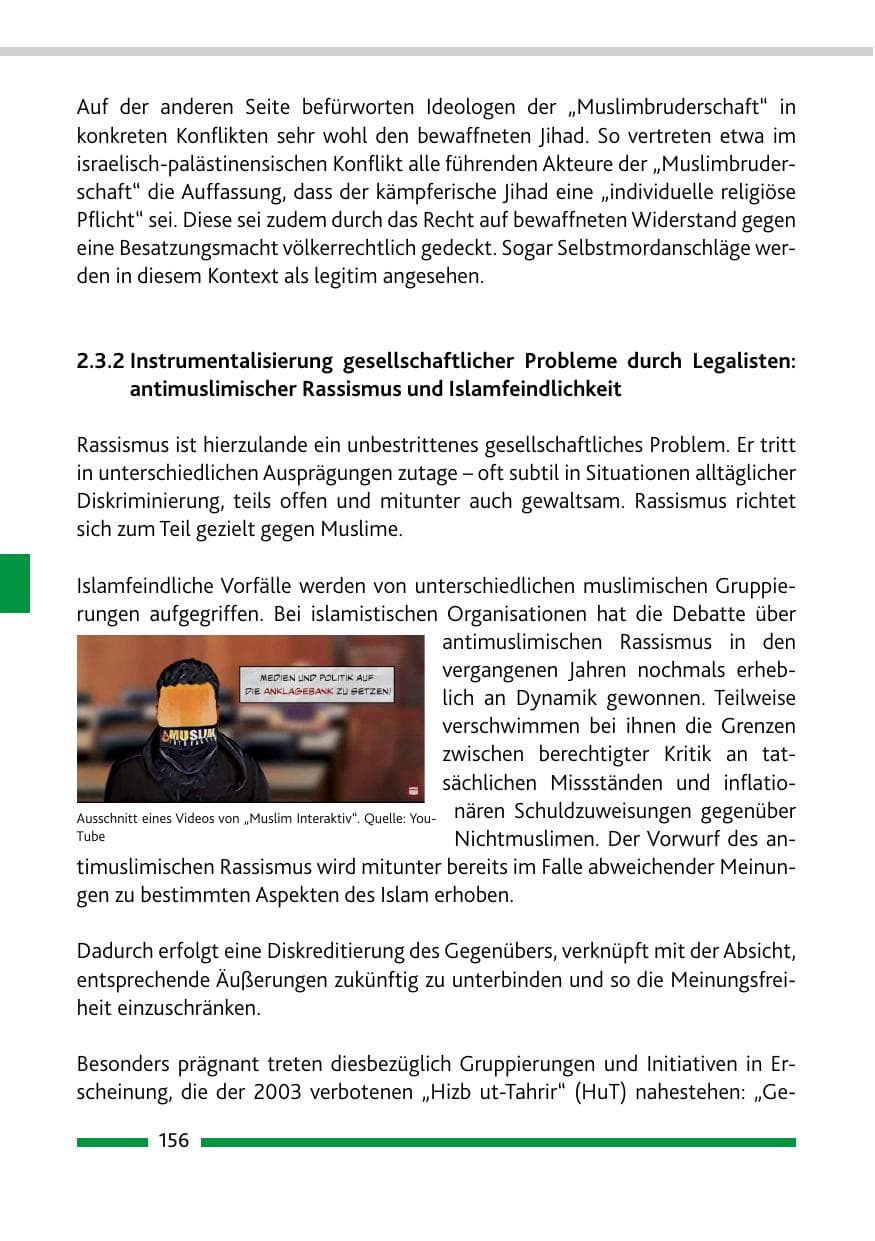Seite 158 des Verfassungsschutzbericht 2021 Rheinland-Pfalz