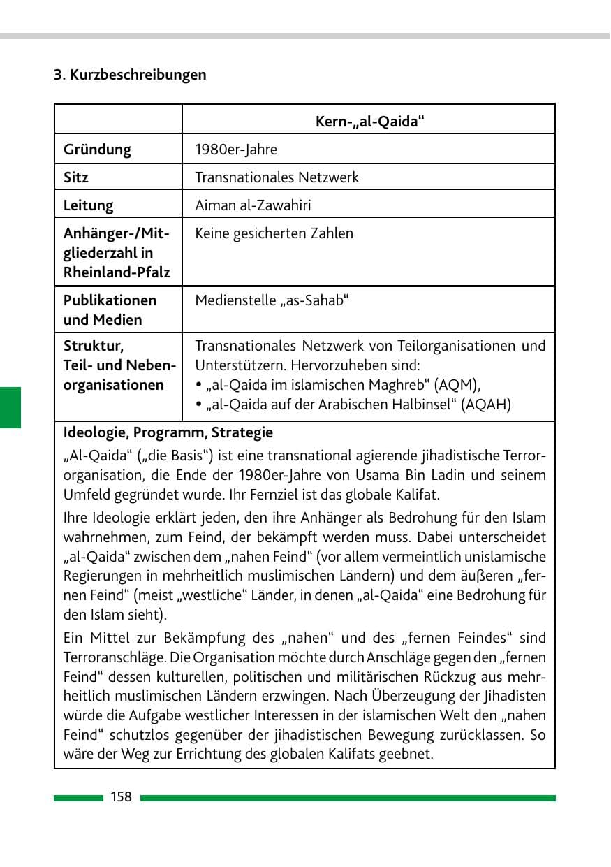 Seite 160 des Verfassungsschutzbericht 2021 Rheinland-Pfalz
