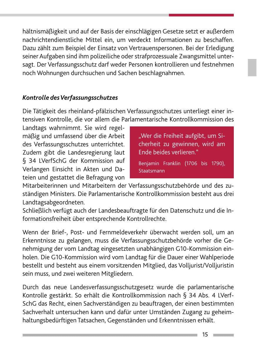 Seite 17 des Verfassungsschutzbericht 2021 Rheinland-Pfalz