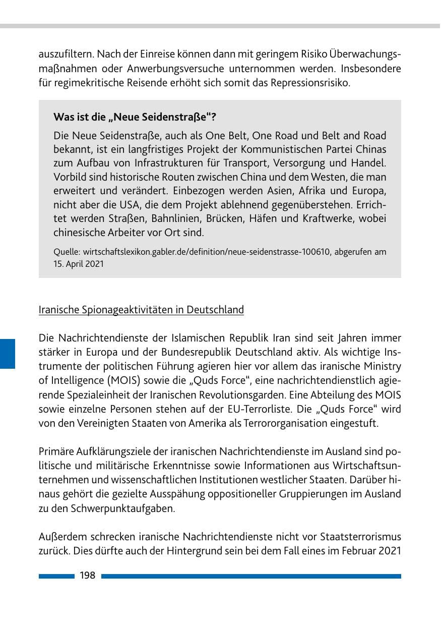 Seite 200 des Verfassungsschutzbericht 2021 Rheinland-Pfalz
