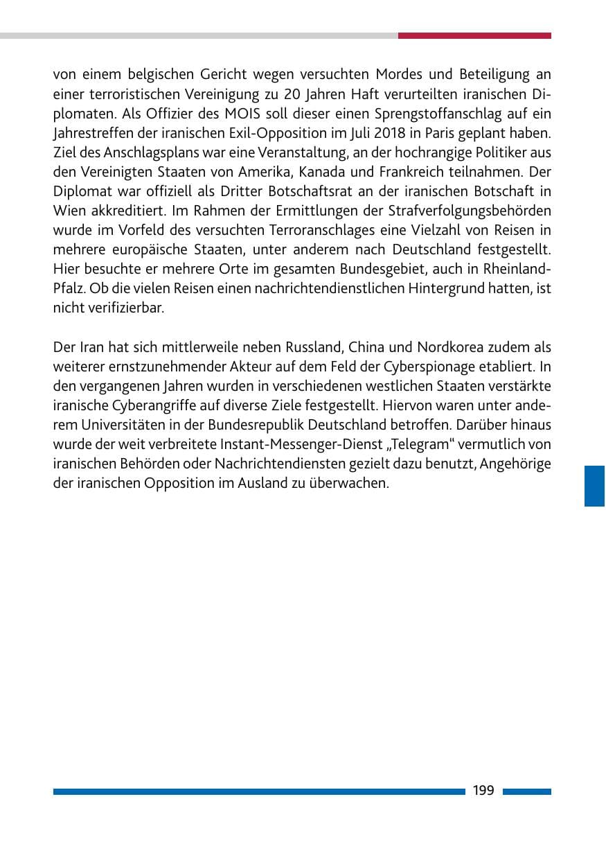 Seite 201 des Verfassungsschutzbericht 2021 Rheinland-Pfalz