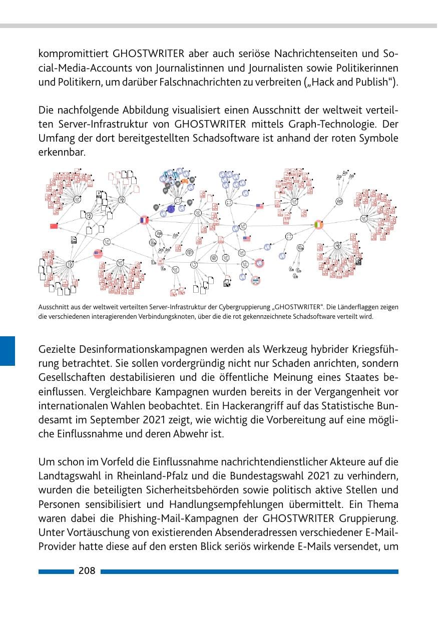 Seite 210 des Verfassungsschutzbericht 2021 Rheinland-Pfalz