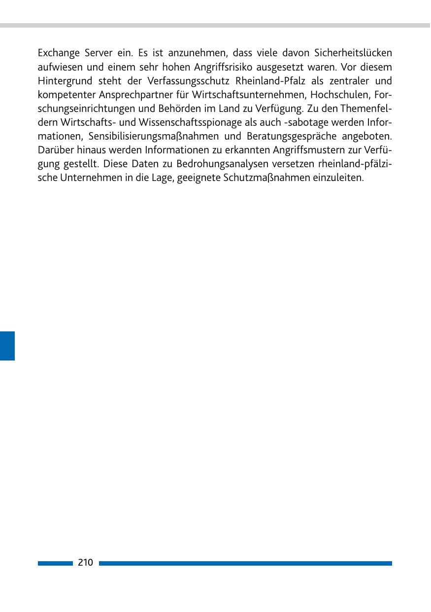 Seite 212 des Verfassungsschutzbericht 2021 Rheinland-Pfalz