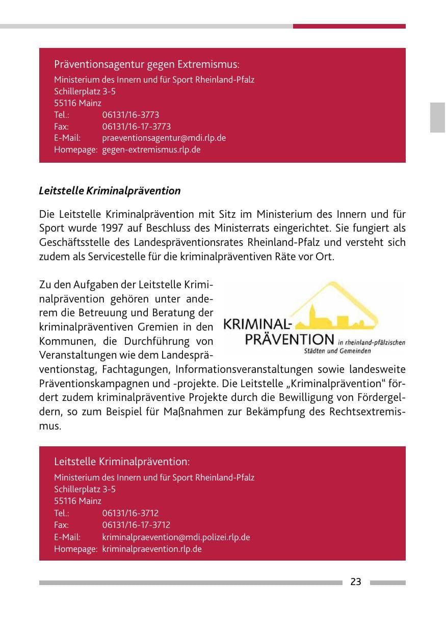 Seite 25 des Verfassungsschutzbericht 2021 Rheinland-Pfalz