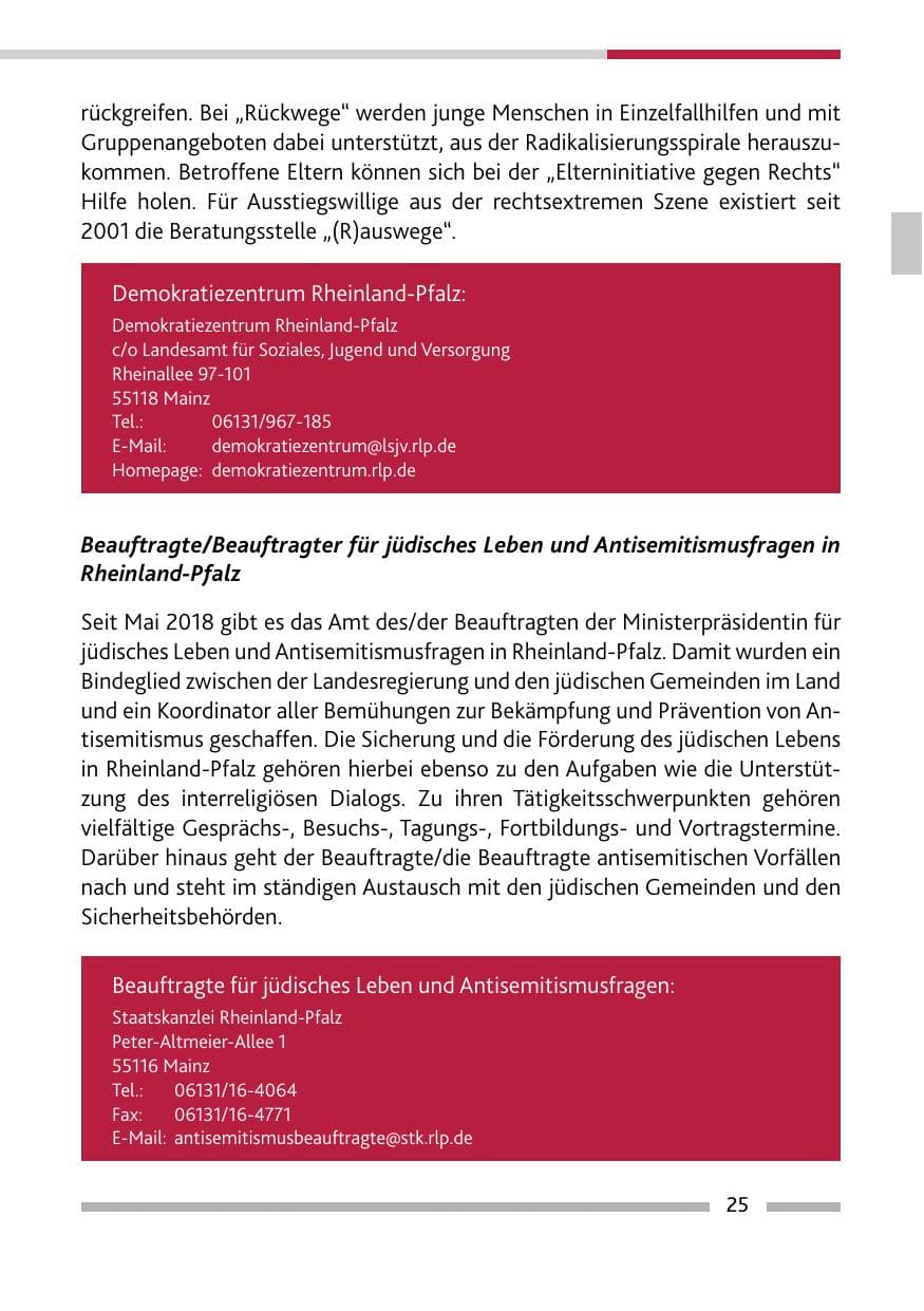 Seite 27 des Verfassungsschutzbericht 2021 Rheinland-Pfalz