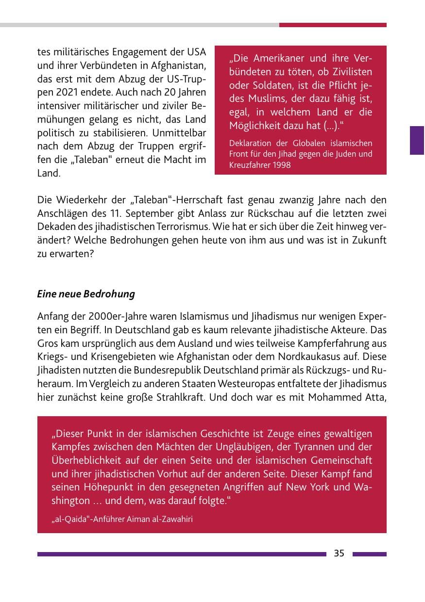 Seite 37 des Verfassungsschutzbericht 2021 Rheinland-Pfalz