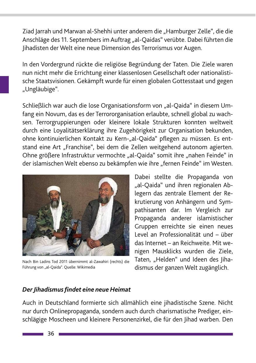 Seite 38 des Verfassungsschutzbericht 2021 Rheinland-Pfalz