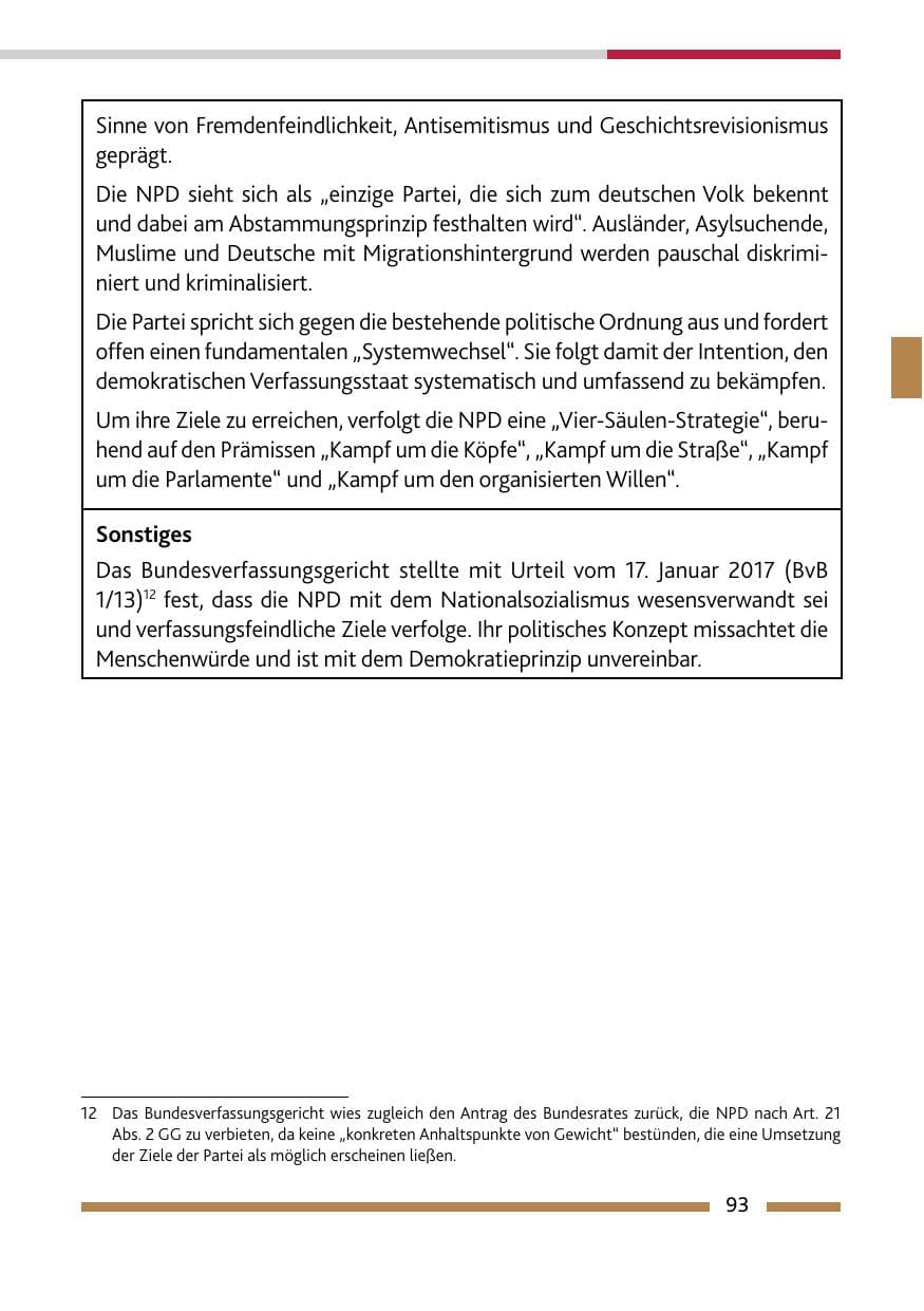 Seite 95 des Verfassungsschutzbericht 2021 Rheinland-Pfalz
