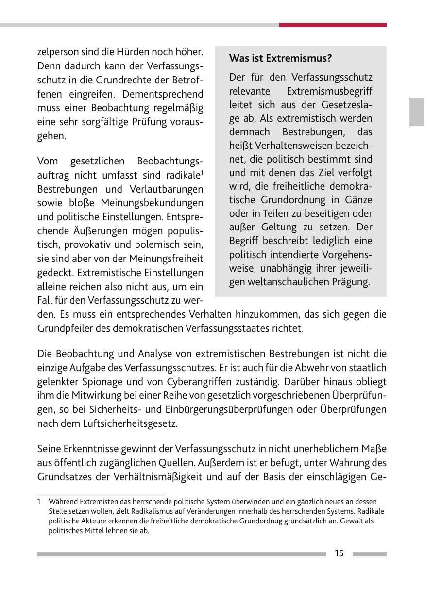 Seite 17 des Verfassungsschutzbericht 2022 Rheinland-Pfalz