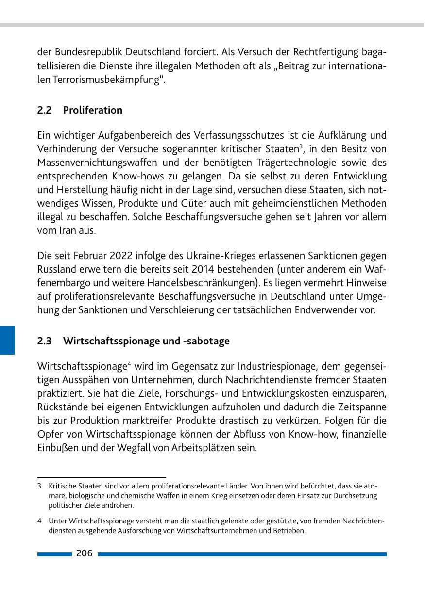 Seite 208 des Verfassungsschutzbericht 2022 Rheinland-Pfalz
