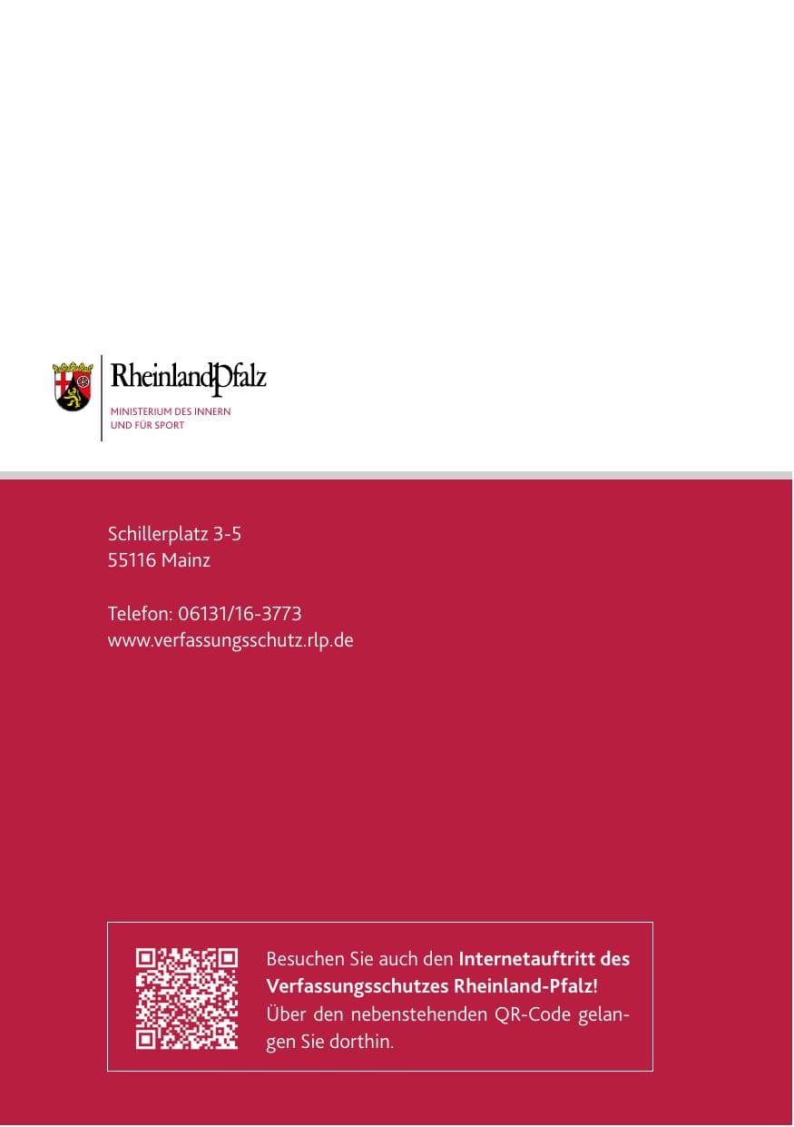 Seite 231 des Verfassungsschutzbericht 2022 Rheinland-Pfalz