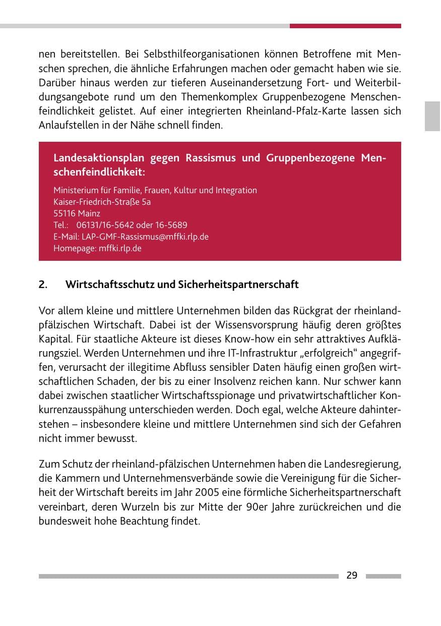 Seite 31 des Verfassungsschutzbericht 2022 Rheinland-Pfalz