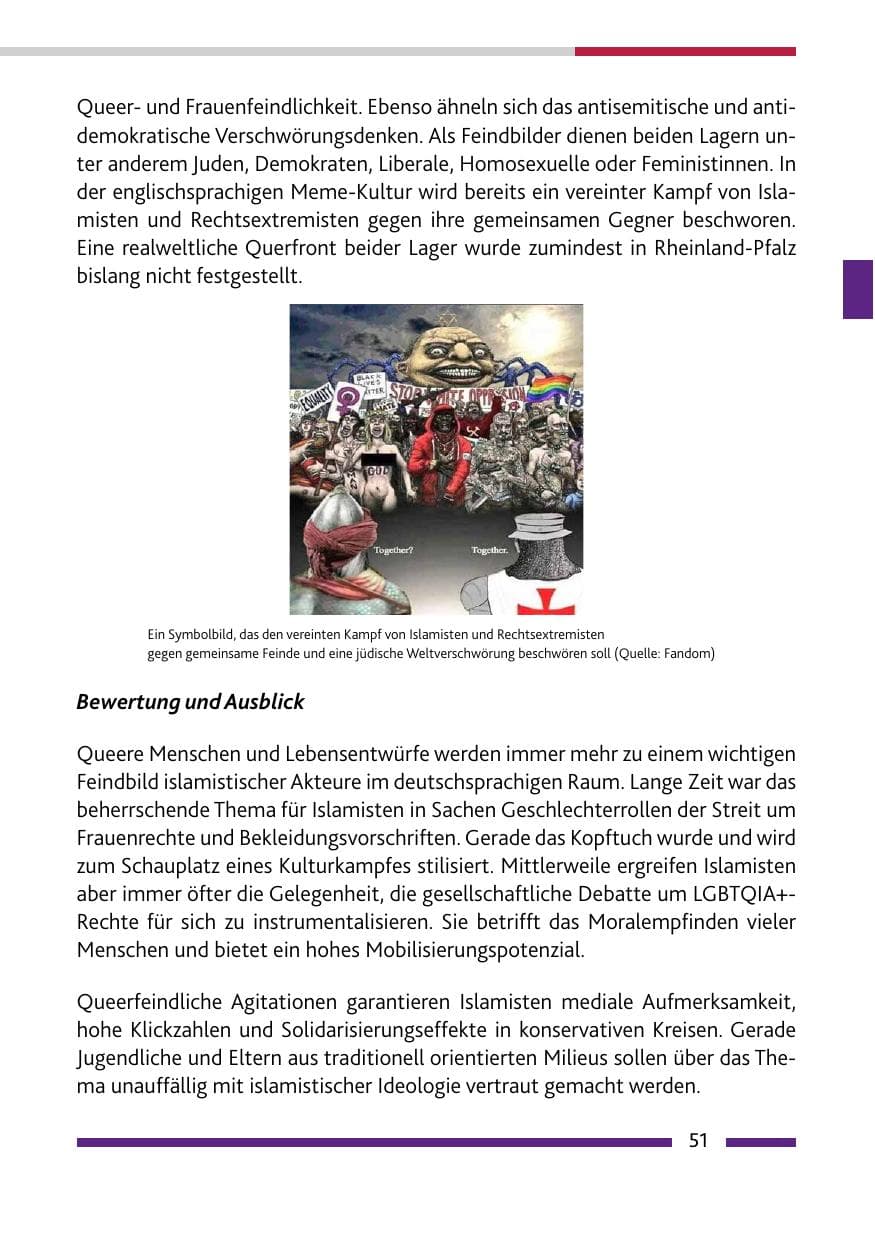 Seite 53 des Verfassungsschutzbericht 2022 Rheinland-Pfalz