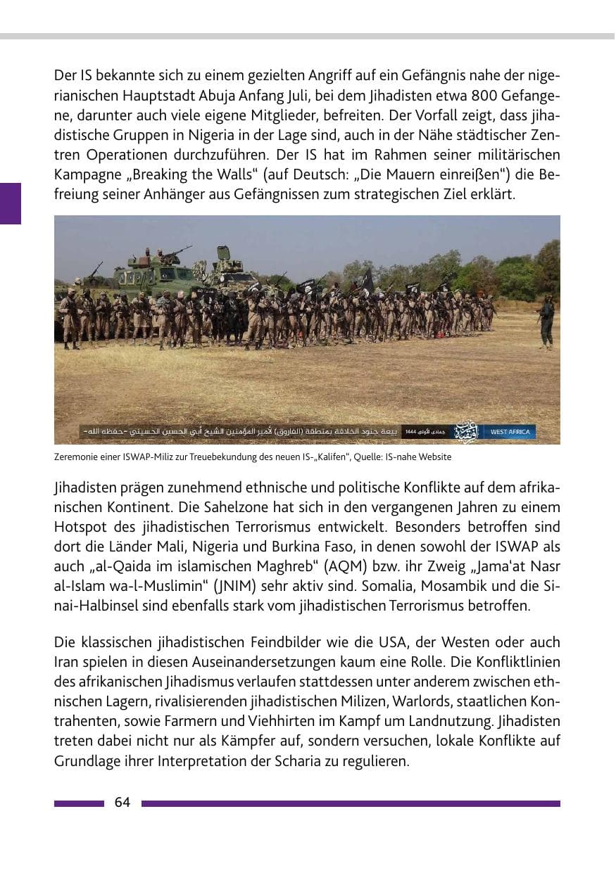 Seite 66 des Verfassungsschutzbericht 2022 Rheinland-Pfalz