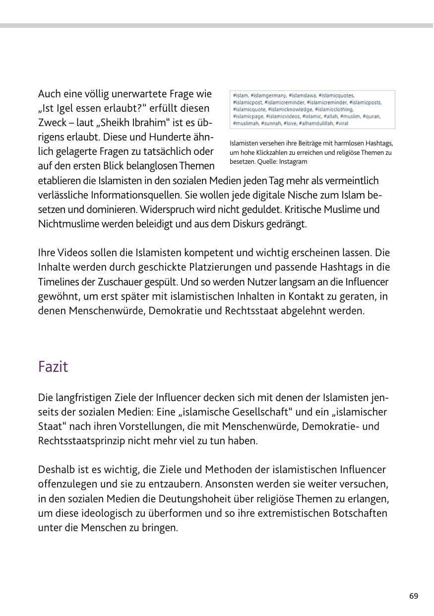 Seite 69 des Verfassungsschutzbericht 2023 Rheinland-Pfalz