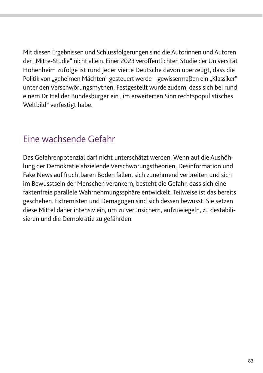 Seite 83 des Verfassungsschutzbericht 2023 Rheinland-Pfalz