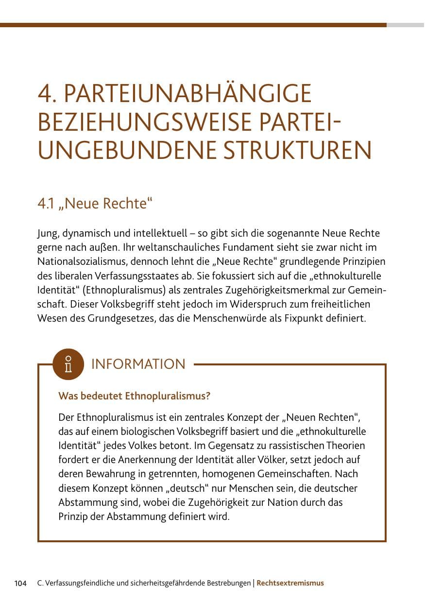 Seite 104 des Verfassungsschutzbericht 2024 Rheinland-Pfalz