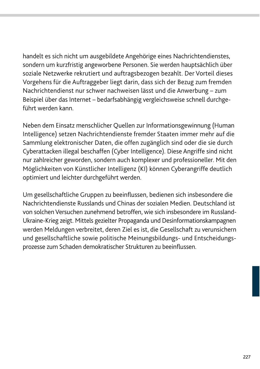 Seite 227 des Verfassungsschutzbericht 2024 Rheinland-Pfalz