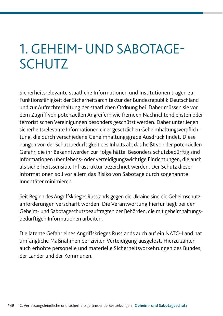 Seite 248 des Verfassungsschutzbericht 2024 Rheinland-Pfalz