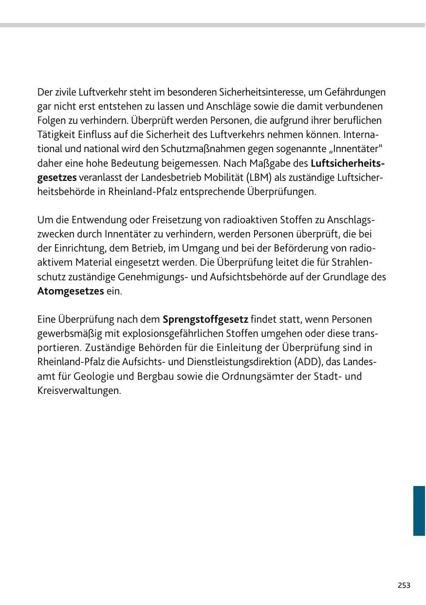 Seite 253 des Verfassungsschutzbericht 2024 Rheinland-Pfalz