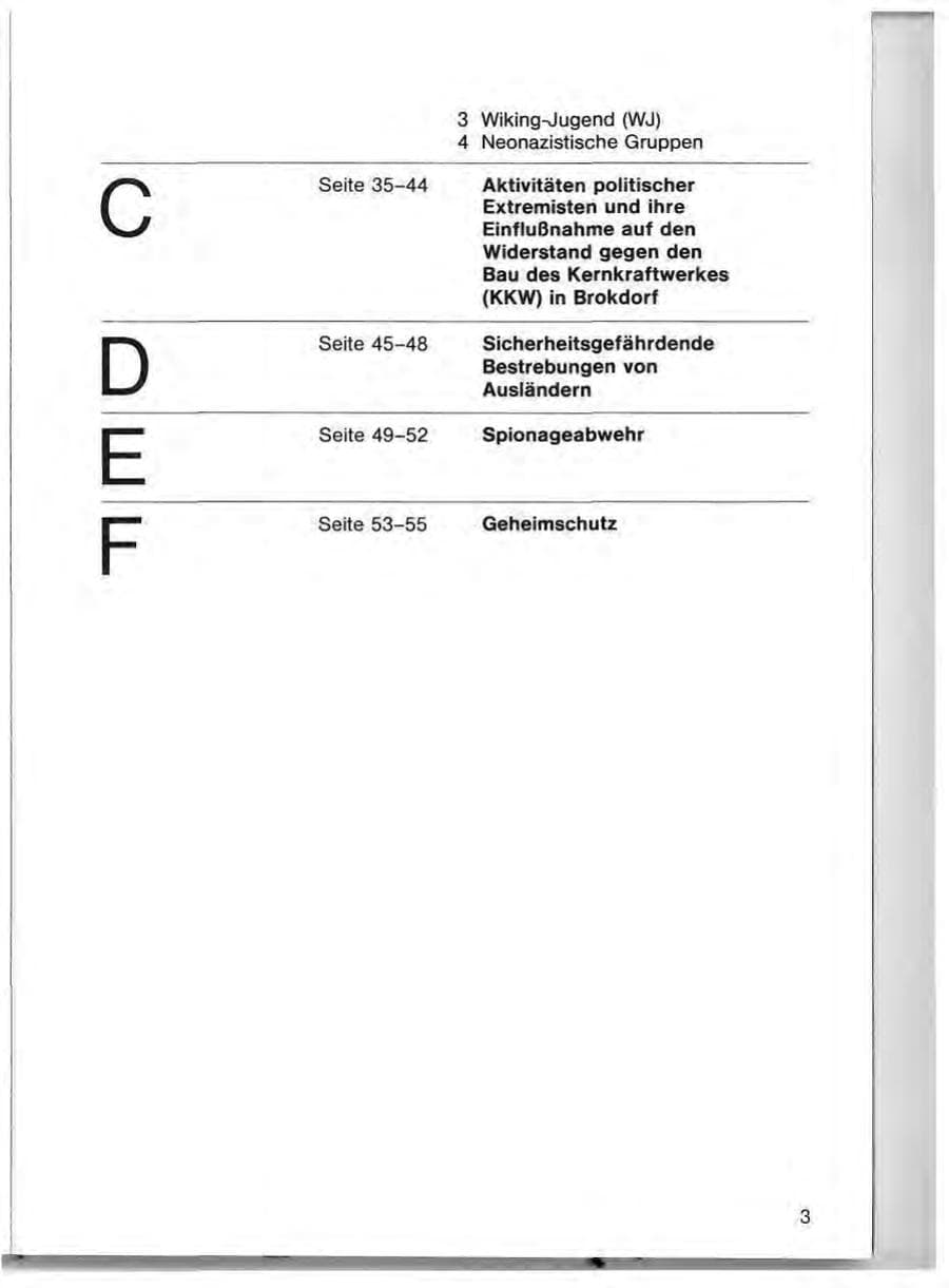 Seite 5 des Verfassungsschutzbericht 1976 Schleswig-Holstein