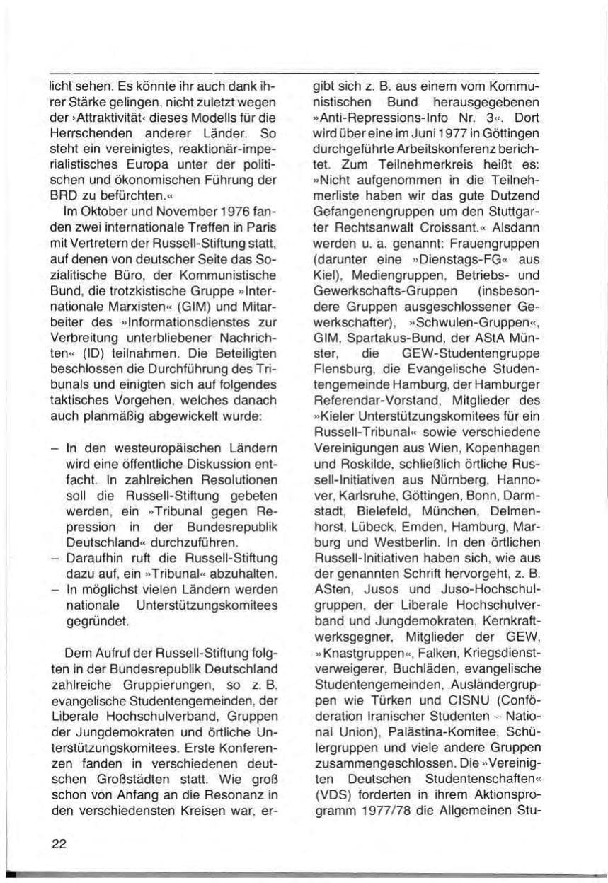 Seite 24 des Verfassungsschutzbericht 1977 Schleswig-Holstein