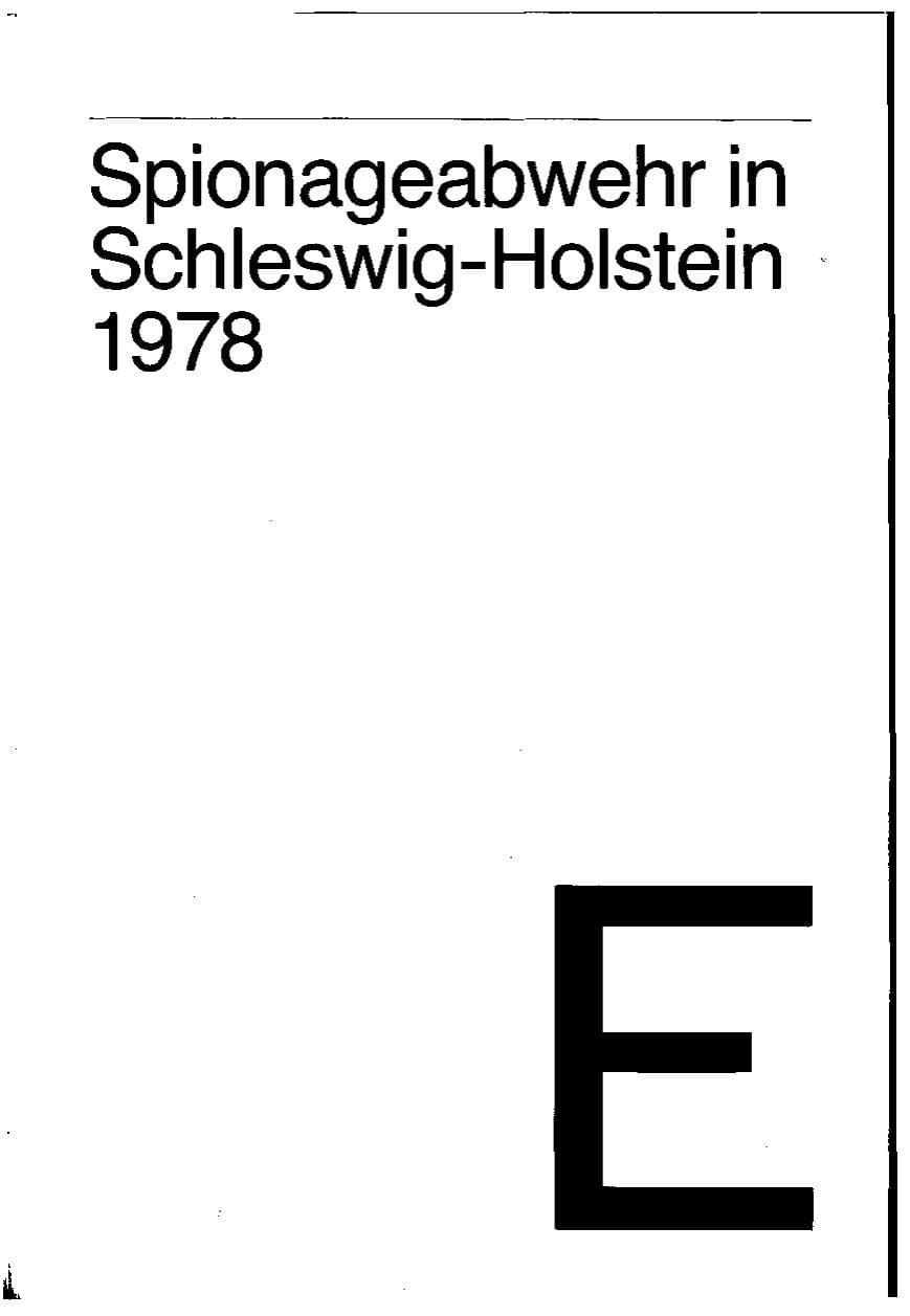 Seite 43 des Verfassungsschutzbericht 1978 Schleswig-Holstein