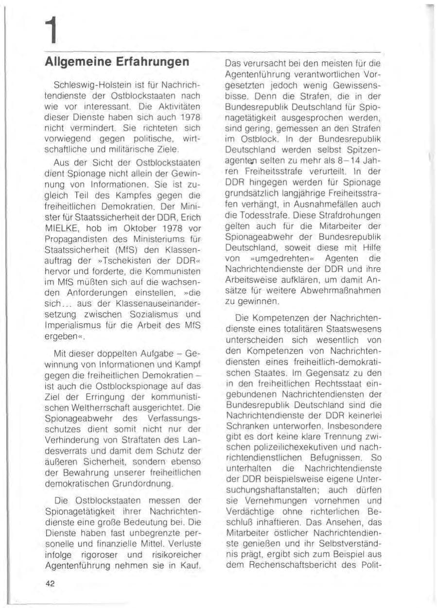 Seite 44 des Verfassungsschutzbericht 1978 Schleswig-Holstein