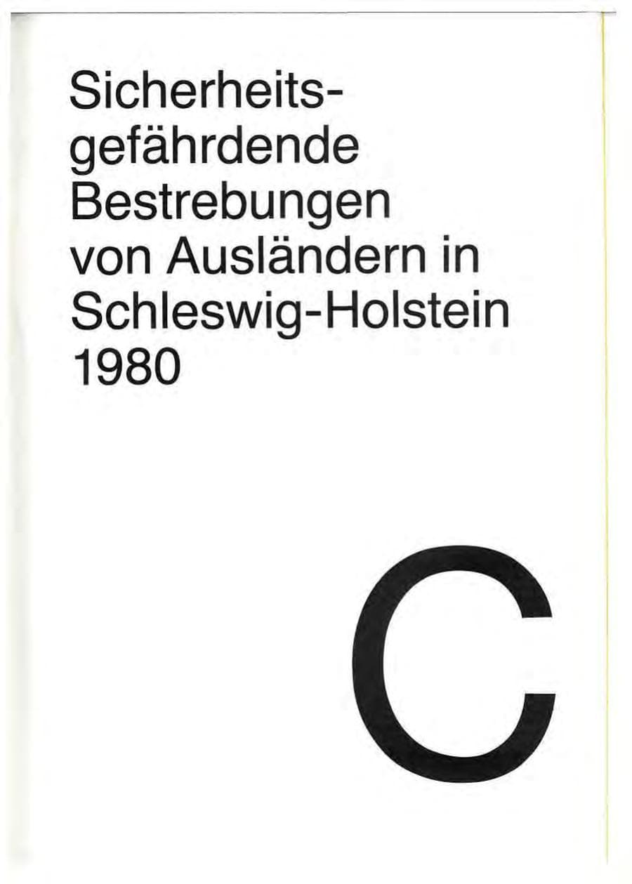Seite 41 des Verfassungsschutzbericht 1980 Schleswig-Holstein