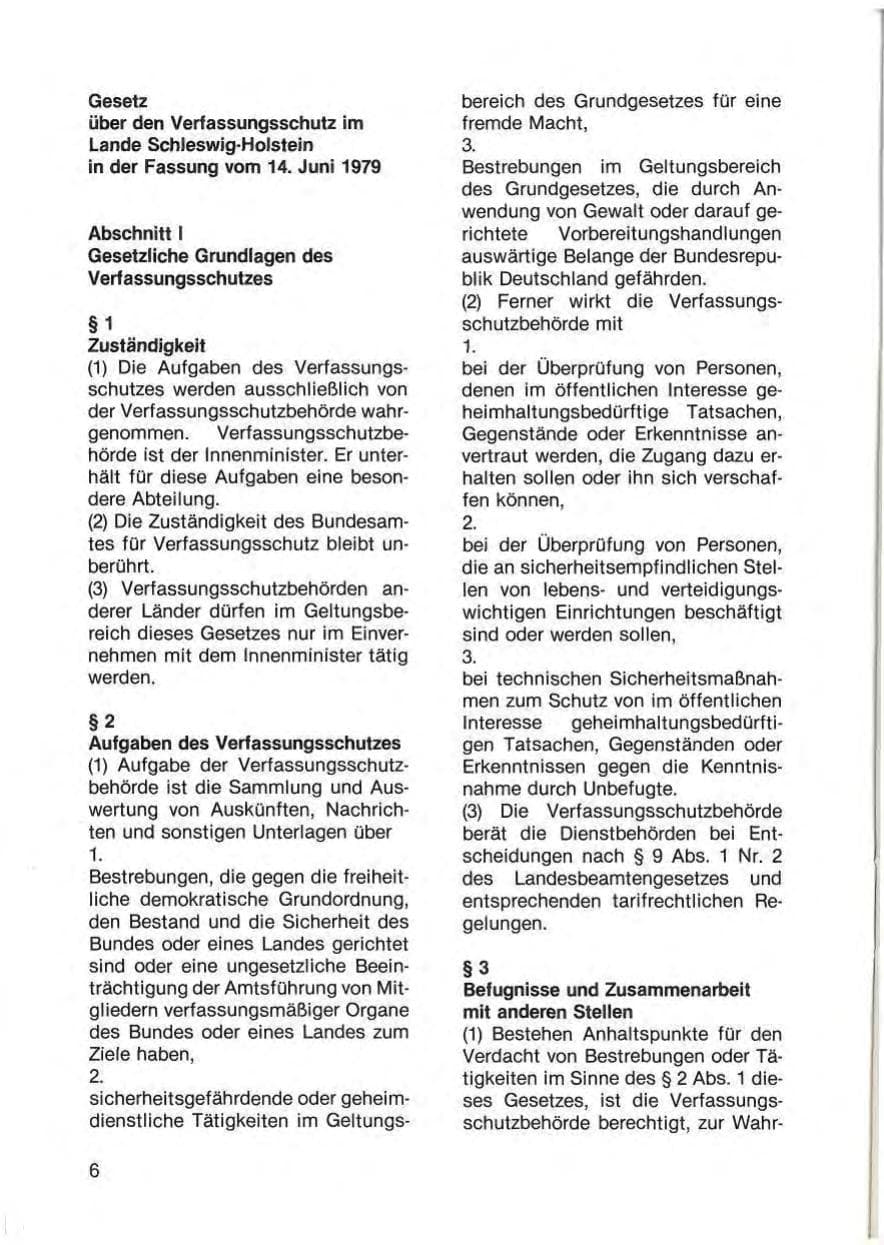 Seite 8 des Verfassungsschutzbericht 1980 Schleswig-Holstein