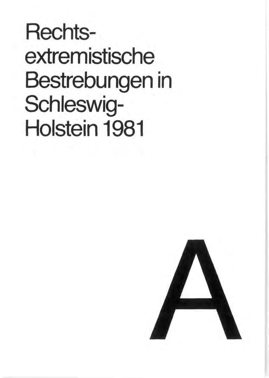 Seite 11 des Verfassungsschutzbericht 1981 Schleswig-Holstein