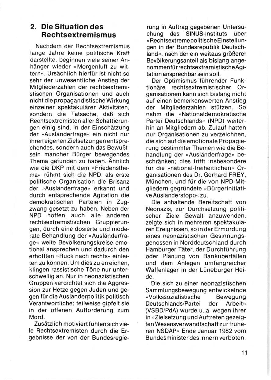 Seite 13 des Verfassungsschutzbericht 1981 Schleswig-Holstein