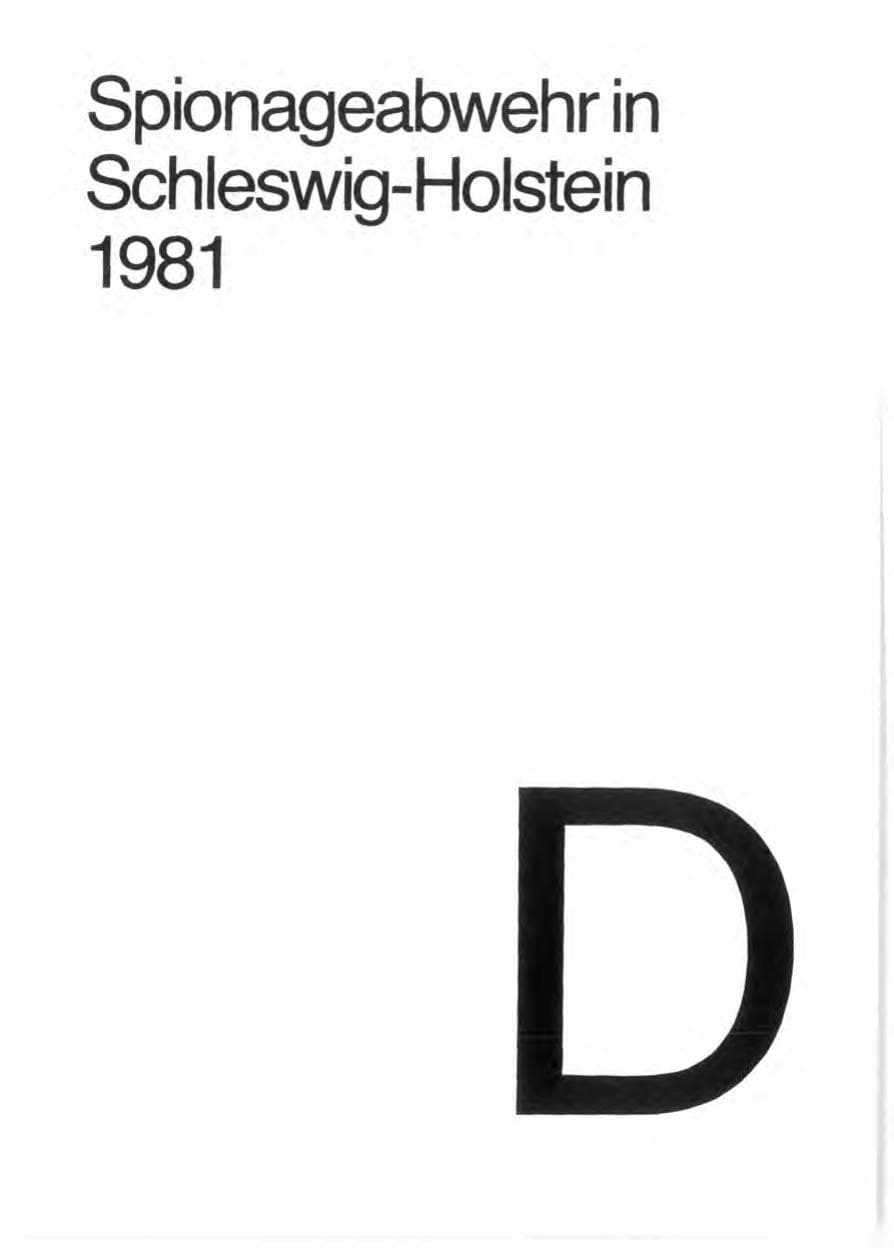 Seite 49 des Verfassungsschutzbericht 1981 Schleswig-Holstein